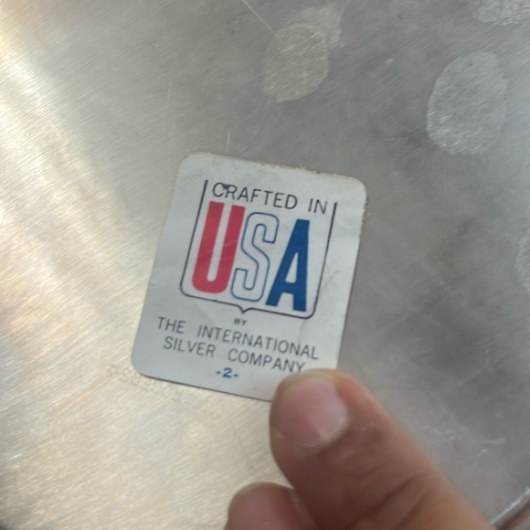 Vintage Round Silver Plated WM Rogers 835 Serving Bowl Filigree Design Edge - Picture 2 of 5